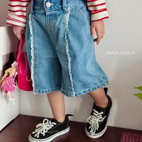 poisson/14. lace bermuda pants JS-JM