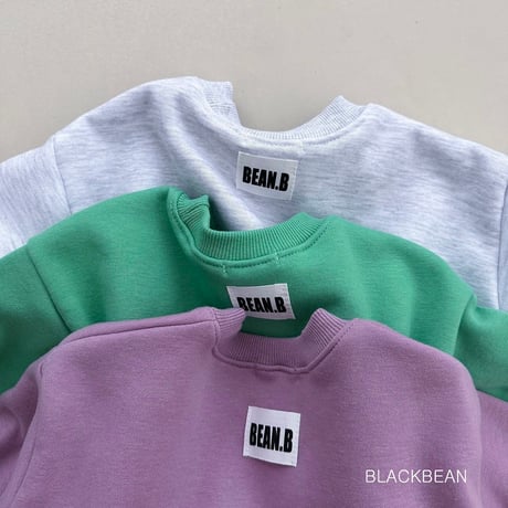 blackbean/32. penut man-to-man S-XL