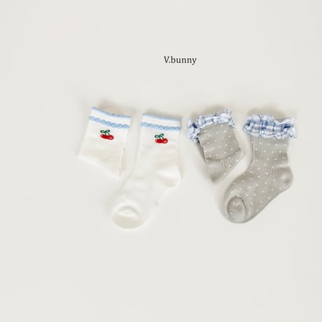 vbunny/70. cherni socks set M(130-150)-XL(180-210)