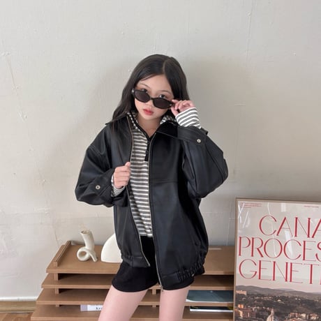matilda/7. leather blouson 5-13