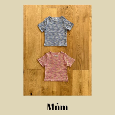 minimal/80. mix diyng T-shirt JS-JM