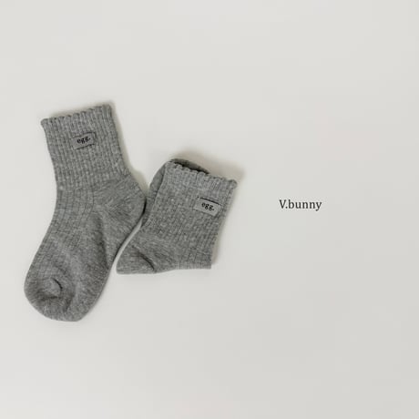 vbunny/6. rika socks set M(130-150)-XL(180-210)