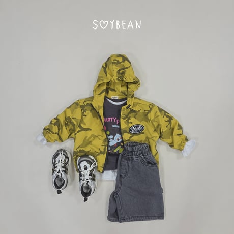 soybean/40. plan ) kamo hood windbreaker XS-XL