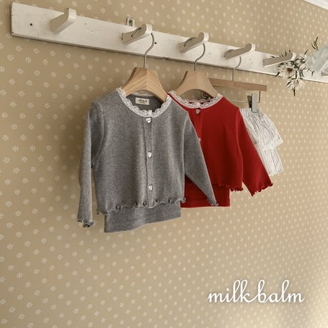milkbalm/11. ailet sleeveless cardigan XS-XL