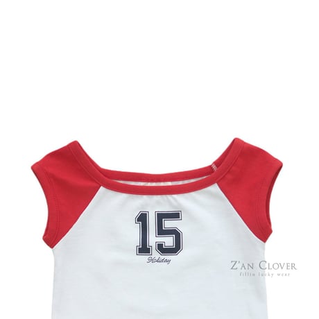 zanclover/63. 15 two color crop T-shirt 3-11