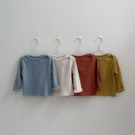 minirobe/1. Critic Rib Tee S-XL