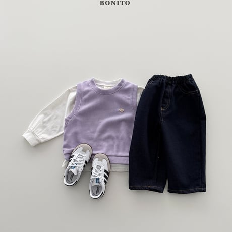 bonito/89. butter knit vest JS-JM