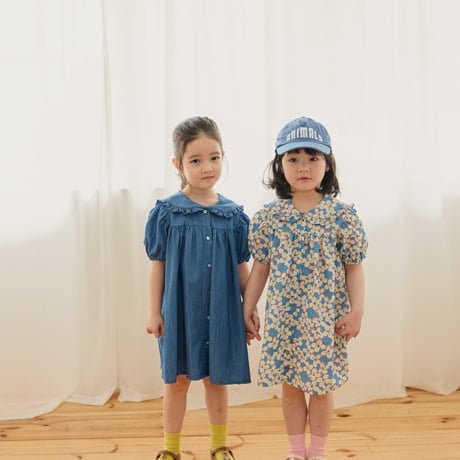 monatelier/7. french flower one-piece S-2XL