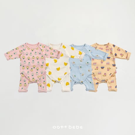 oottbebe/1. trip ( cotton span ) suit S(0-6M)-M(6-12M)