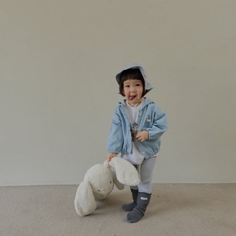 lalaland/82. bebe denim shirring hood 12M-18M