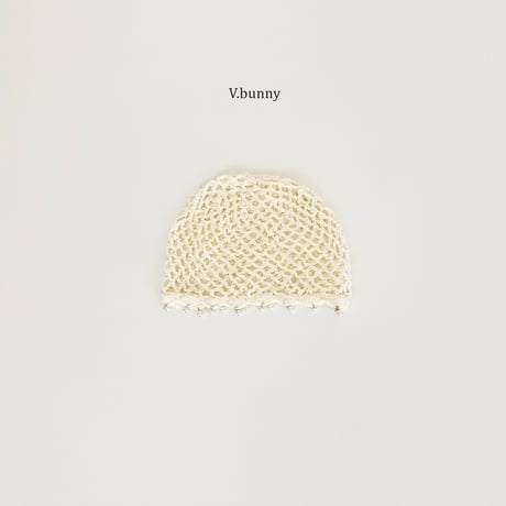 vbunny/18. pearl short beanie FREE(54-56CM)