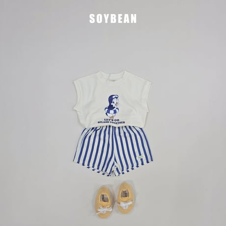 soybean/180. plan ) Penguin vacance updown set XS-XL