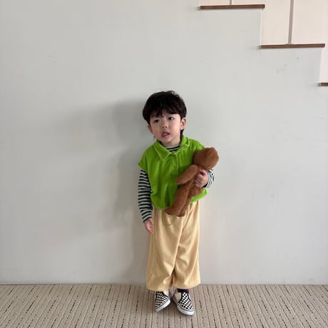 pie/6. sweet terry vest XS-XL