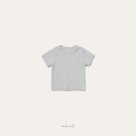 melmel/27. Ribbed Half T XXS-XL