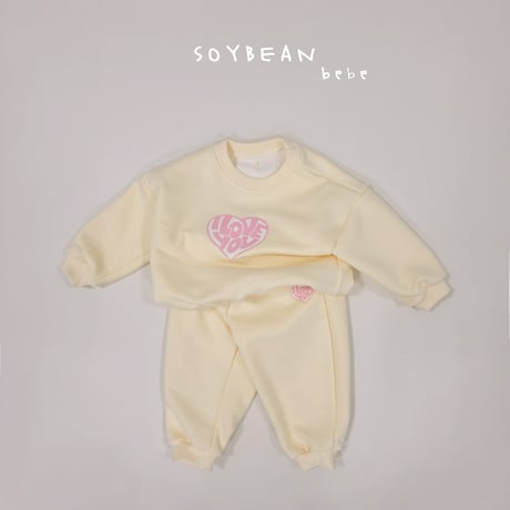 soybean/7. bebe heart updown set S(12M)-M(18M)