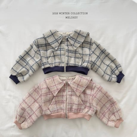 melikey/77. mojik check sera zipup XS-XL