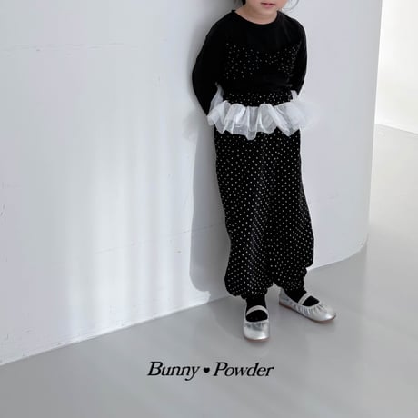 bunnypowder/50. ribbon T-shirt 2XL-4XL