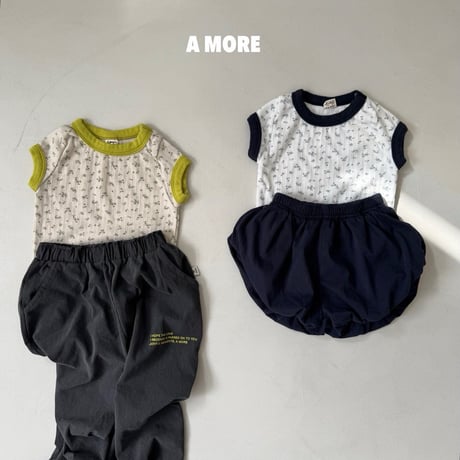 amore/76. flower T-shirt JS-JM