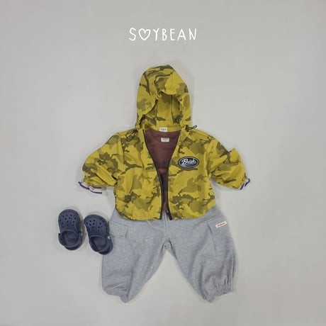 soybean/40. plan ) kamo hood windbreaker XS-XL
