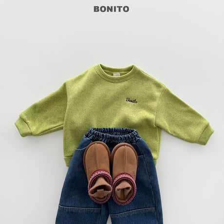 bonito/66. voca knit man-to-man 12M-XL