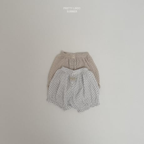 lindo/23. dot fril shorts  XS-XL