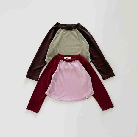 urbanrabbit/26. Raglan Contrast Tee XS-XL
