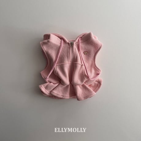 ellymolly/93. flare hood vest 5-11