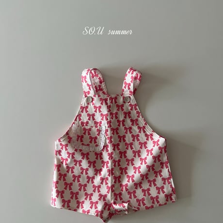 sou/2. ribbon overalls suit 12M-M