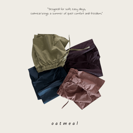 oatmeal/9. basic half pants XS-XL