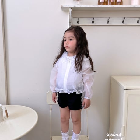 secondmoment/36. sha Bet pearl half pants JS-JL