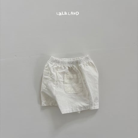 lalaland/45. pocket cotton half pants 6M-18M