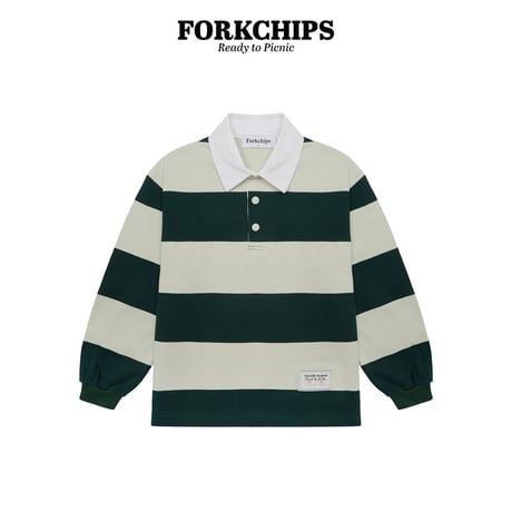forkchips/29. pastel shirts collar T-shirt M-XL