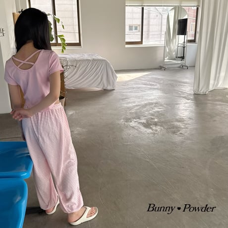 bunnypowder/168. ribbon cubic T-shirt 2XL-4XL