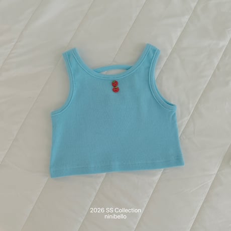 ninibello/184. tomato button sleeveless 12M-18M