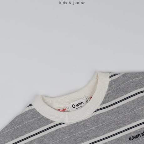 owen/41. studio stripe T-shirt S-XL