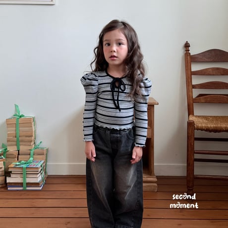 secondmoment/57. bubble puff T-shirt JS-JL