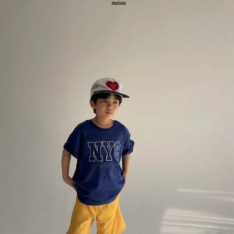 saintdoll/40. NYC embroidery T-shirt ADULT