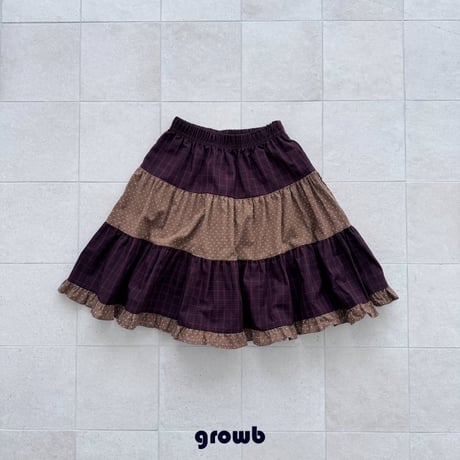 growb/9. hui skirt S(XS-S)-L(XL-JS)