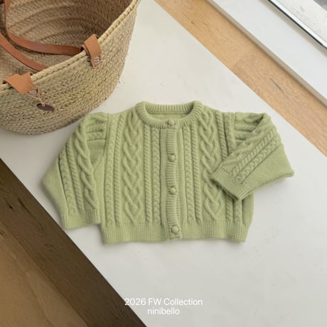 ninibello/95. Mauve Knit Cardigan S(S-M)-L(L-XL)