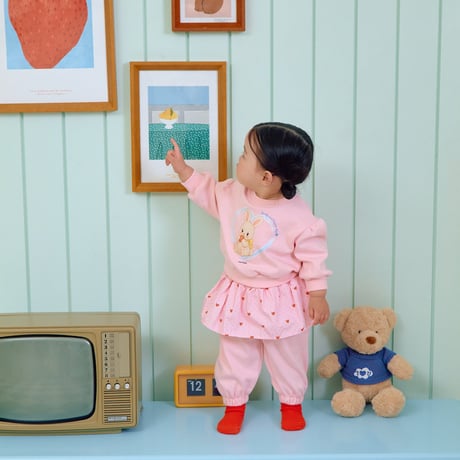 oottbebe/37. cuty rabbit updown set XS(0-1Y)-XL(4-5Y)