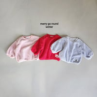 merrygoround/4. snow man-to-man XS-2XL