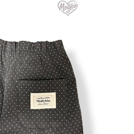 mollybin/8. wide shirring pants JS