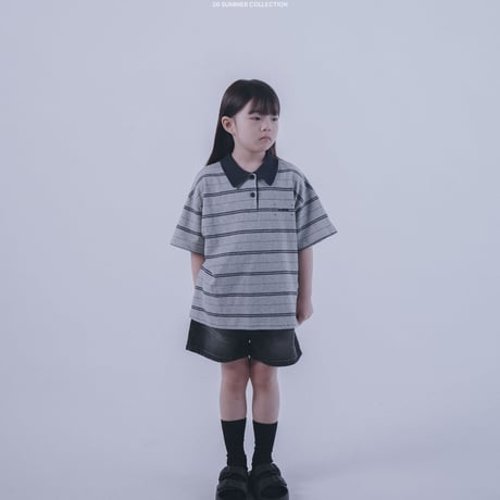 lilybooth/27. matin collar T-shirt S-XL