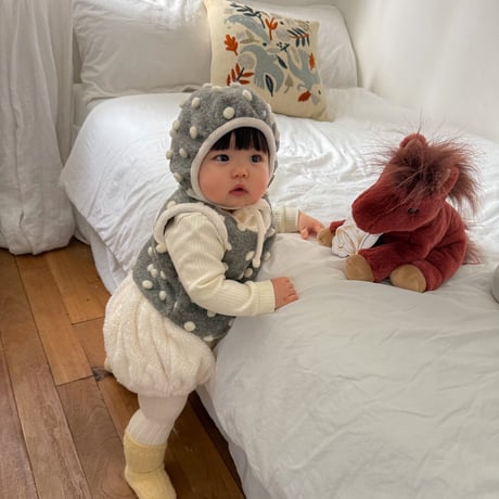 onu/35. pompom bonnet FREE(0-2)