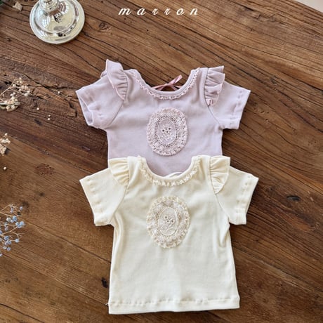 marron/45. butter T-shirt XS-L