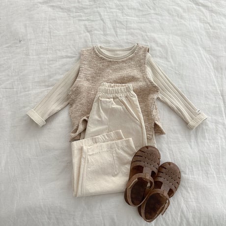 atomeme/27. Nut Wool Vest S-XL