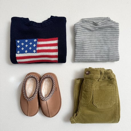 minirobe/8. Merry mock neck tee S-XL
