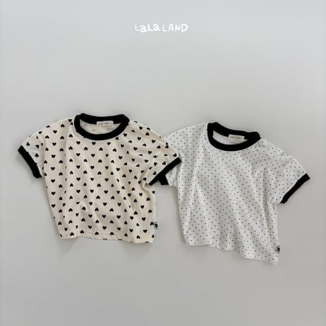 lalaland/16. heart T-shirt XS-XL