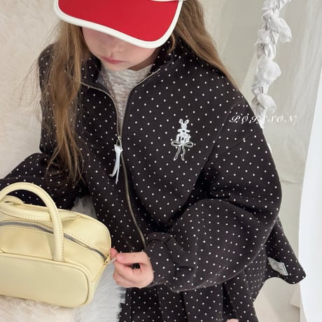 poisson/34. dot bunny ZipUp  S-XL