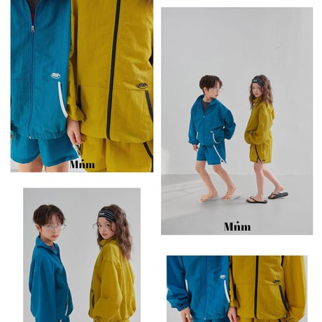 minimal/66. metal wind break ZipUp jumper S-XL